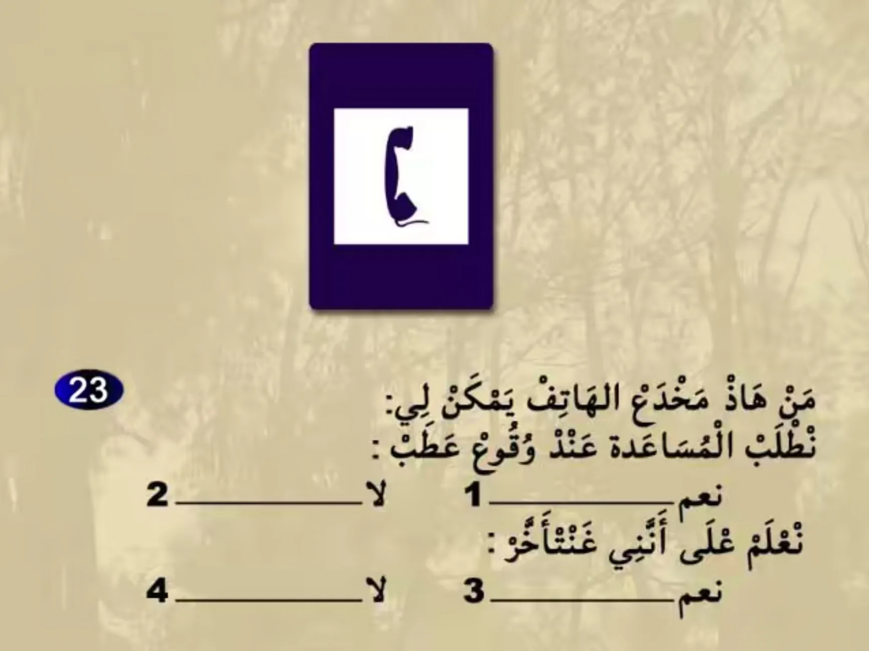 السلسلة 22 — السؤال 23